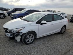 Chevrolet Cruze salvage cars for sale: 2016 Chevrolet Cruze LS