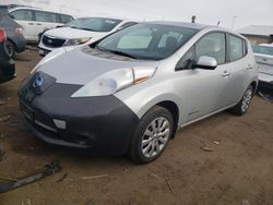 Nissan Leaf salvage cars for sale: 2013 Nissan Leaf S