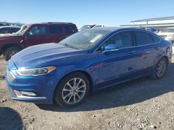 Salvage cars for sale at Earlington, KY auction: 2017 Ford Fusion SE