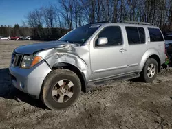 Salvage cars for sale at Candia, NH auction: 2007 Nissan Pathfinder LE