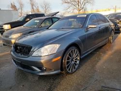 Salvage cars for sale at Bridgeton, MO auction: 2008 Mercedes-Benz S 550 4matic