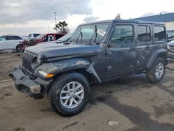 Salvage cars for sale from Copart Woodhaven, MI: 2023 Jeep Wrangler Sport