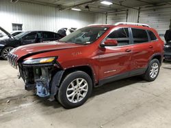 Salvage cars for sale from Copart Franklin, WI: 2017 Jeep Cherokee Latitude