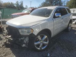 Salvage cars for sale at Riverview, FL auction: 2011 Dodge Durango Citadel