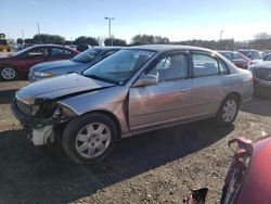 Salvage cars for sale from Copart Assonet, MA: 2002 Honda Civic EX