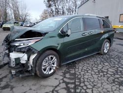 Salvage cars for sale from Copart Portland, OR: 2023 Toyota Sienna Limited