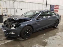 Salvage cars for sale at Avon, MN auction: 2019 Chevrolet Malibu LT