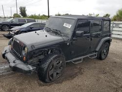 Jeep Wrangler salvage cars for sale: 2012 Jeep Wrangler Unlimited Sport