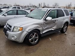 Salvage cars for sale at Bridgeton, MO auction: 2008 Ford Escape Limited