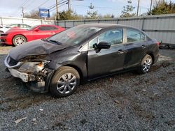 Salvage cars for sale from Copart Hillsborough, NJ: 2015 Honda Civic LX