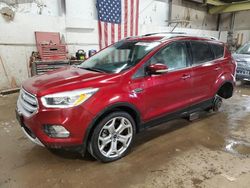 Salvage cars for sale at Casper, WY auction: 2017 Ford Escape Titanium