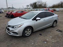 Salvage cars for sale from Copart Oklahoma City, OK: 2018 Chevrolet Cruze LS