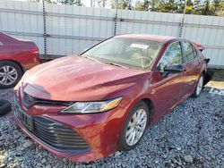 Toyota Camry l salvage cars for sale: 2018 Toyota Camry L