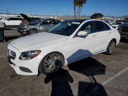 Mercedes-Benz C300 salvage cars for sale: 2016 Mercedes-Benz C300