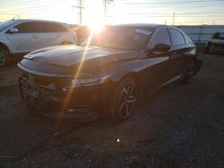 Salvage cars for sale at Elgin, IL auction: 2019 Honda Accord Sport