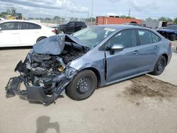 Salvage cars for sale at Homestead, FL auction: 2021 Toyota Corolla LE