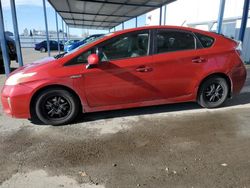 Salvage cars for sale at Sacramento, CA auction: 2014 Toyota Prius