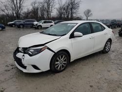 Salvage cars for sale from Copart Cicero, IN: 2014 Toyota Corolla L