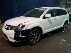 Salvage cars for sale at Woodhaven, MI auction: 2019 Dodge Journey GT