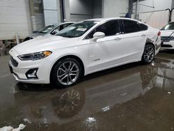 Salvage cars for sale at Ham Lake, MN auction: 2019 Ford Fusion Titanium