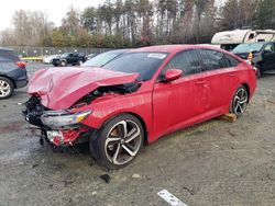 Honda Accord salvage cars for sale: 2020 Honda Accord Sport