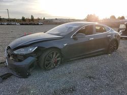 Vehiculos salvage en venta de Copart Mentone, CA: 2015 Tesla Model S