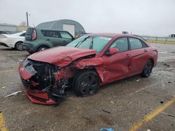 Salvage cars for sale at Wichita, KS auction: 2021 Hyundai Elantra SEL