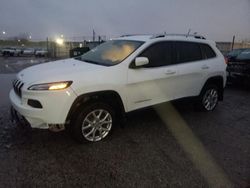 Salvage cars for sale at Dyer, IN auction: 2015 Jeep Cherokee Latitude