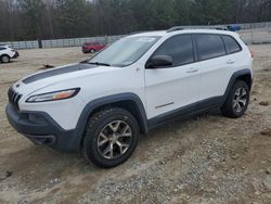 Salvage cars for sale at Gainesville, GA auction: 2014 Jeep Cherokee Trailhawk