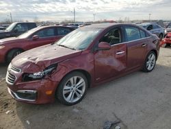 Chevrolet salvage cars for sale: 2015 Chevrolet Cruze LTZ