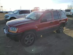 Jeep salvage cars for sale: 2004 Jeep Grand Cherokee Laredo