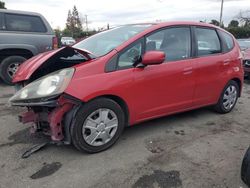Salvage cars for sale at San Martin, CA auction: 2013 Honda FIT