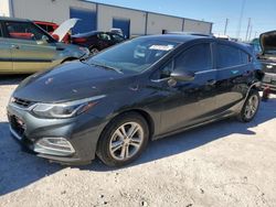 Salvage cars for sale from Copart Haslet, TX: 2017 Chevrolet Cruze LT