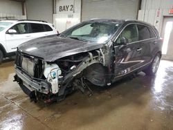 Salvage cars for sale at Elgin, IL auction: 2017 Cadillac XT5 Premium Luxury