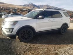 Salvage cars for sale at Reno, NV auction: 2017 Ford Explorer XLT