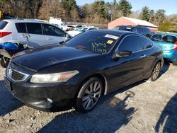 Salvage cars for sale from Copart Mendon, MA: 2010 Honda Accord EXL