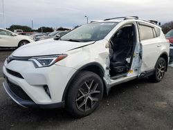 Salvage cars for sale at Assonet, MA auction: 2016 Toyota Rav4 SE