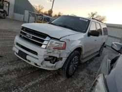 Salvage cars for sale at Wichita, KS auction: 2015 Ford Expedition EL XLT