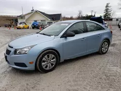 Salvage cars for sale from Copart Northfield, OH: 2012 Chevrolet Cruze LS