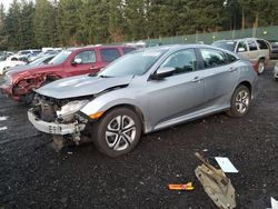 Salvage cars for sale from Copart Graham, WA: 2018 Honda Civic LX