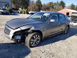Salvage cars for sale at Mendon, MA auction: 2013 Infiniti M37 X