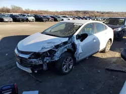 Salvage cars for sale from Copart Cahokia Heights, IL: 2019 Chevrolet Cruze LT