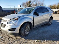 Salvage cars for sale at Oklahoma City, OK auction: 2017 Chevrolet Equinox LS