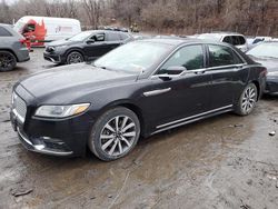 Lincoln salvage cars for sale: 2017 Lincoln Continental