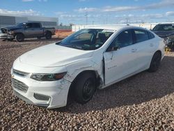 Chevrolet salvage cars for sale: 2017 Chevrolet Malibu LS