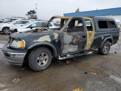 Salvage trucks for sale at Woodhaven, MI auction: 2003 Ford F150