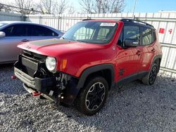 Jeep Renegade salvage cars for sale: 2017 Jeep Renegade Trailhawk