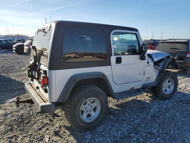 2006 Jeep Wrangler / TJ Sport