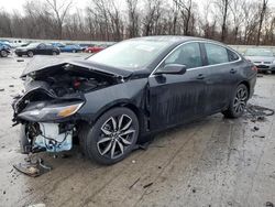 Salvage cars for sale from Copart Ellwood City, PA: 2021 Chevrolet Malibu RS