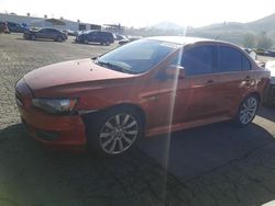 Salvage cars for sale from Copart Colton, CA: 2011 Mitsubishi Lancer GTS